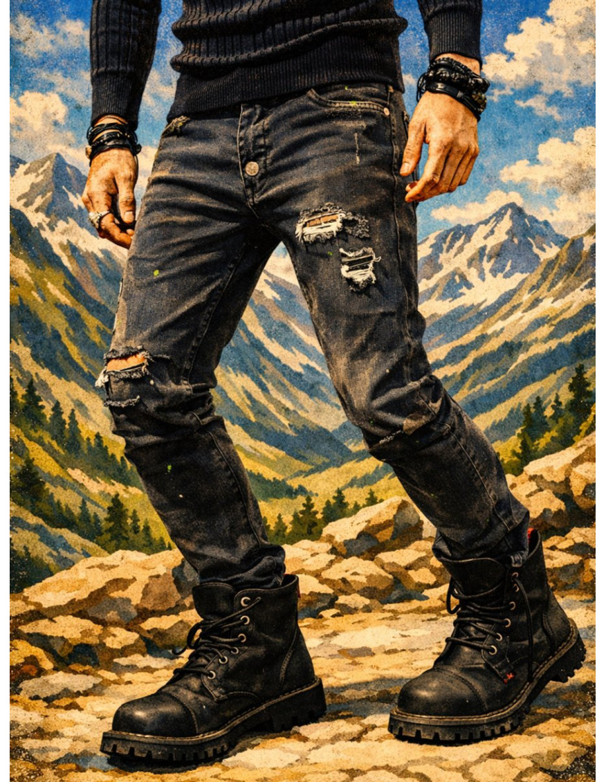 JEANS BLACK REBEL JEANS BLACK REBEL