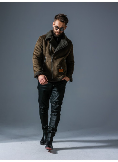 BUNDA SNOW SHEARLING GREEN