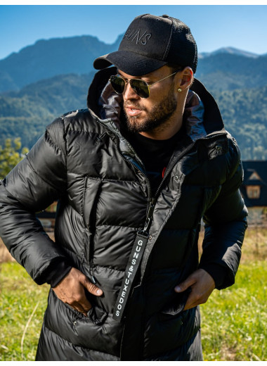 Kabát Redrum Ridge Puffer Black – černá péřová bunda Kabát Redrum Ridge Puffer Black – černá péřová bunda