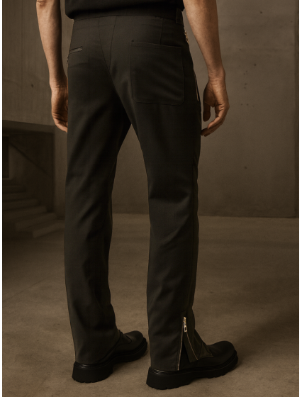 Kalhoty Flared Pants Black Kalhoty Flared Pants Black