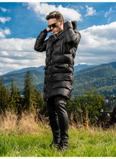 Kabát Redrum Ridge Puffer Black – černá péřová bunda Kabát Redrum Ridge Puffer Black – černá péřová bunda