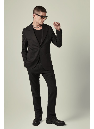 Kalhoty Flared Pants Black Kalhoty Flared Pants Black