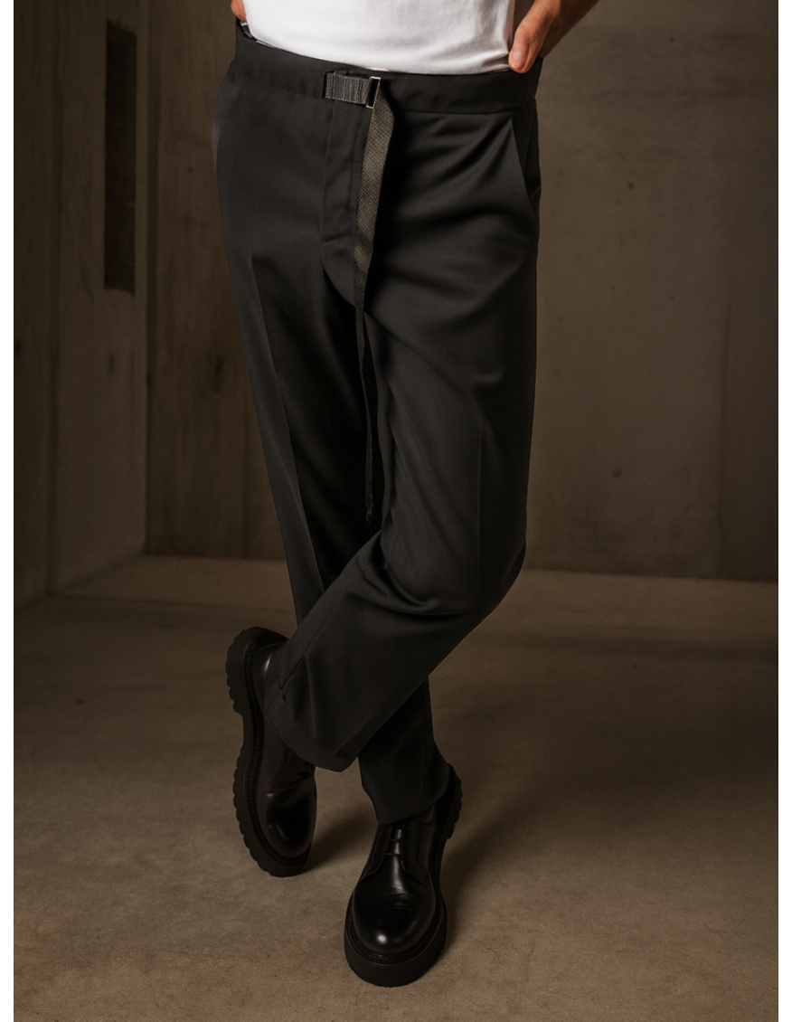 KALHOTY WIDE PANTS BLACK