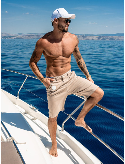 SZORTY OCEAN DRIVE CUT OFF BEIGE SZORTY OCEAN DRIVE CUT OFF BEIGE