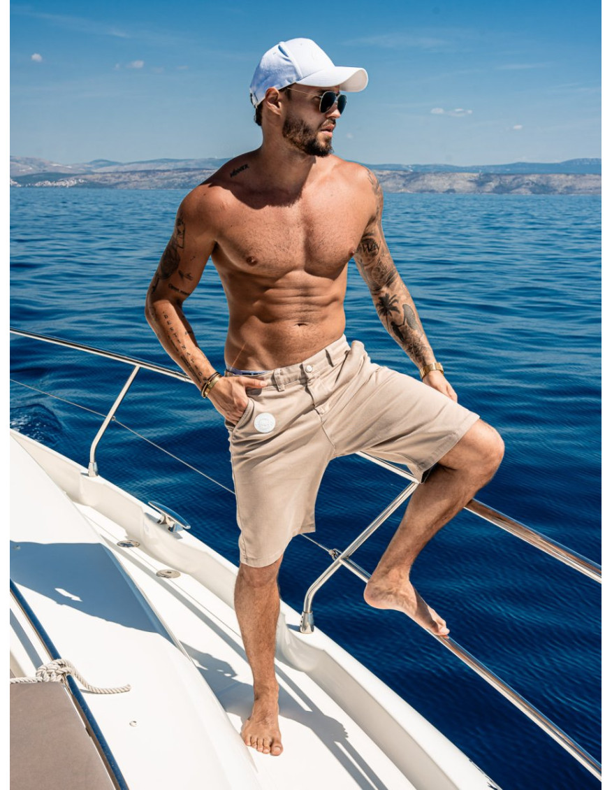 SZORTY OCEAN DRIVE CUT OFF BEIGE SZORTY OCEAN DRIVE CUT OFF BEIGE