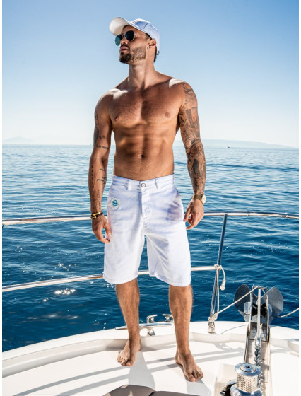 Šortky OCEAN DRIVE CUT OFF BLANCO