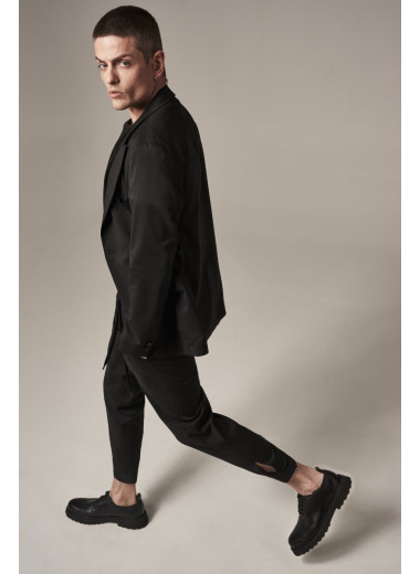 Kalhoty Trapeze Pants Black Kalhoty Trapeze Pants Black