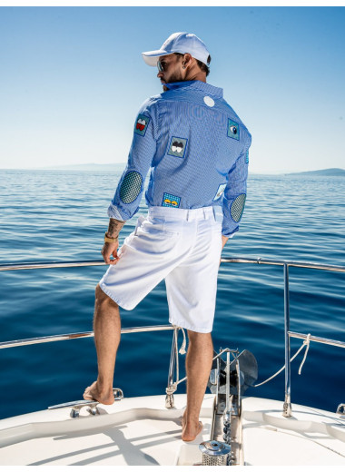 Šortky OCEAN DRIVE CUT OFF BLANCO Šortky OCEAN DRIVE CUT OFF BLANCO
