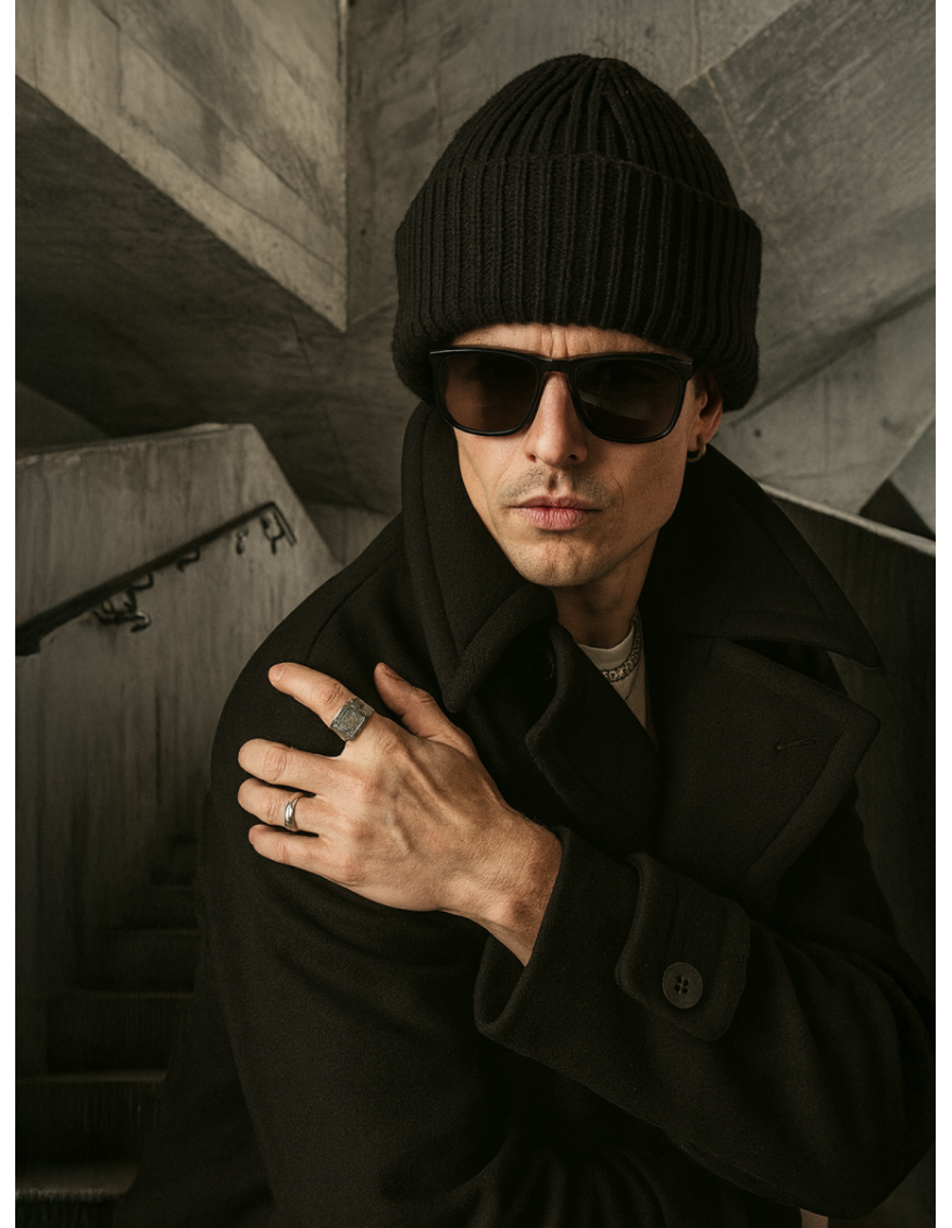 PEA COAT BUNDA BLACK PEA COAT BUNDA BLACK
