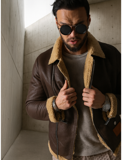 BUNDA SNOW SHEARLING BROWN BUNDA SNOW SHEARLING BROWN