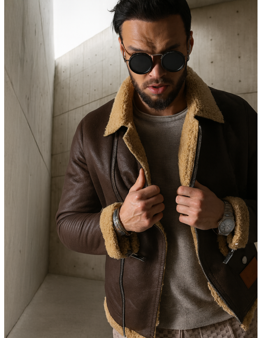 BUNDA SNOW SHEARLING BROWN BUNDA SNOW SHEARLING BROWN