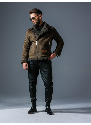 BUNDA SNOW SHEARLING GREEN